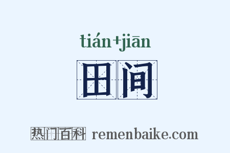 田间是什么意思的图片